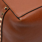 Valentino Medium Grained Calfskin Rockstud Tote