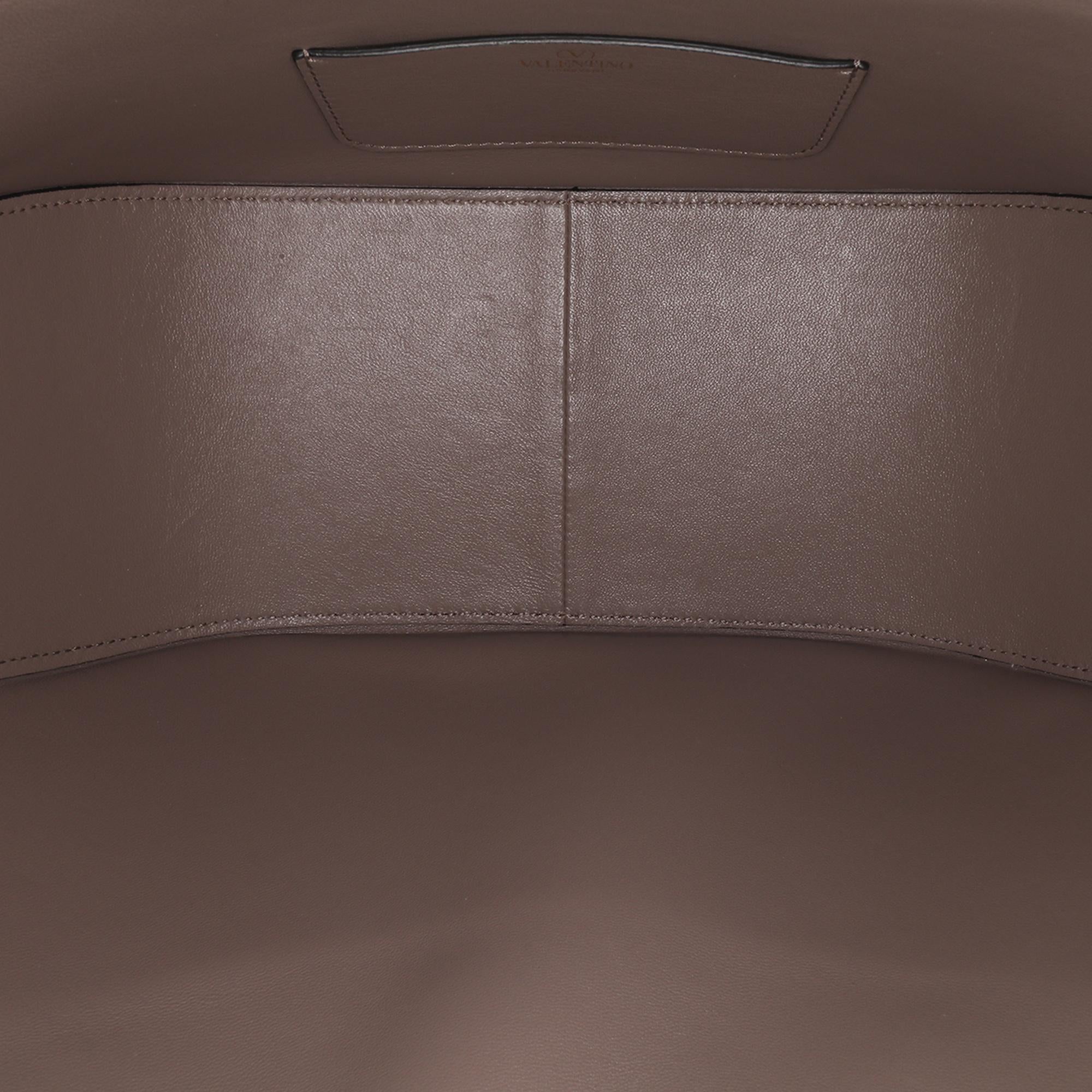 Valentino Medium Grainy Calfskin VLogo Moon Hobo
