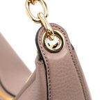 Valentino Medium Grainy Calfskin VLogo Moon Hobo
