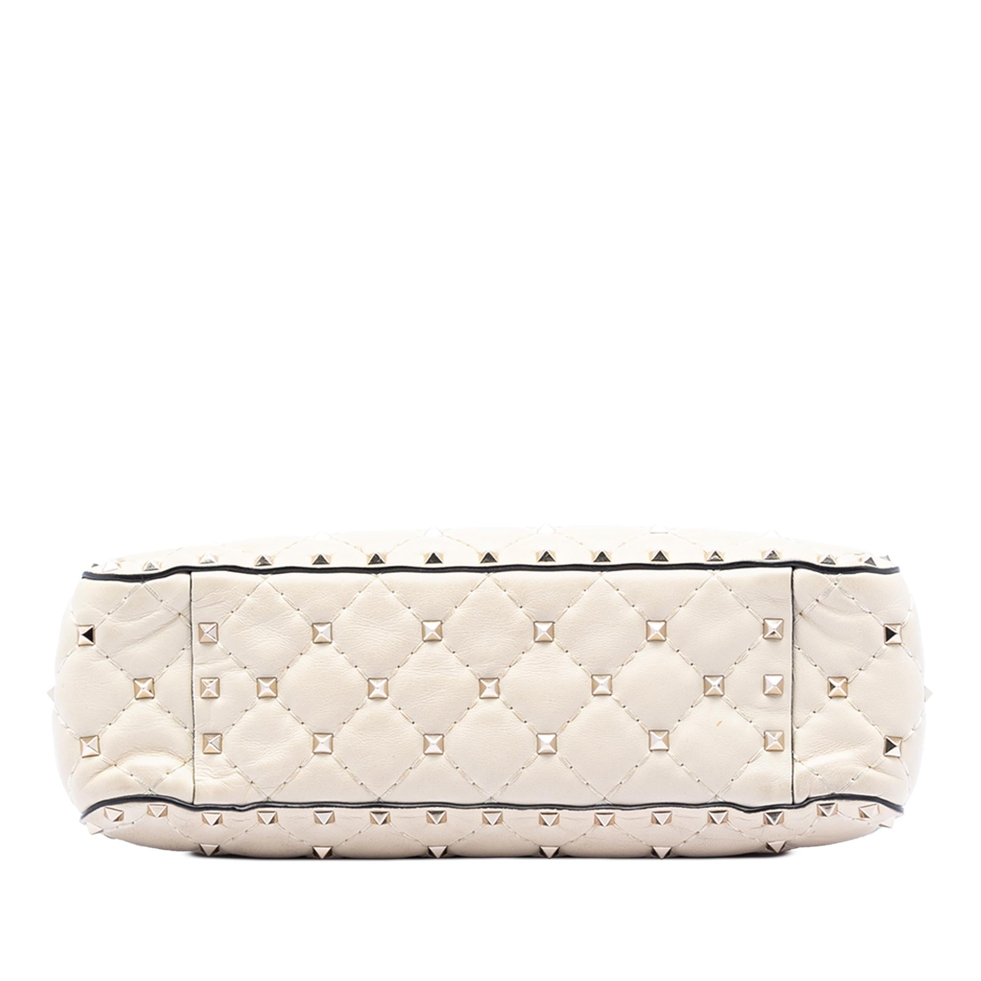 Valentino Medium Lambskin Rockstud Spike Satchel