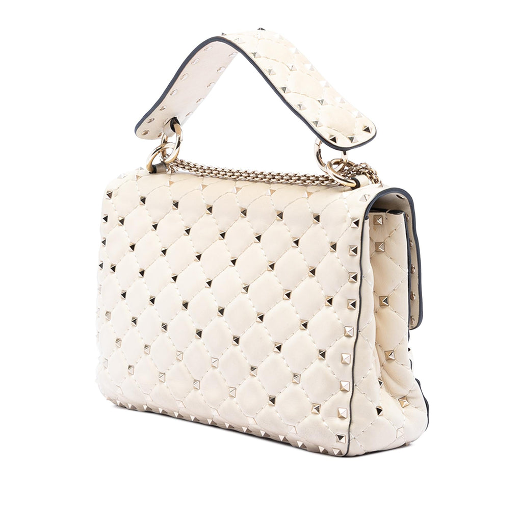 Valentino Medium Lambskin Rockstud Spike Satchel