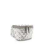 Valentino Metallic Calfskin Rockstud Belt Bag (SHF-15787)