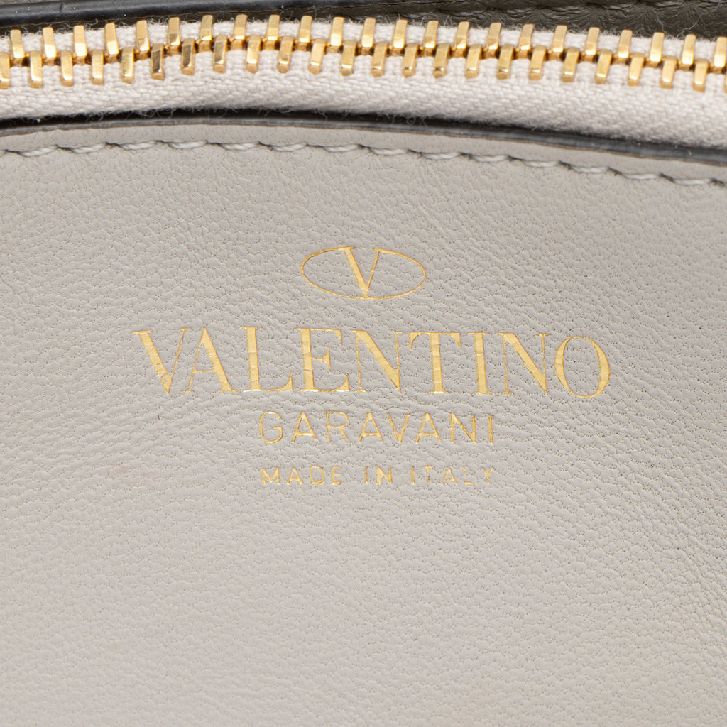 Valentino Lambskin VLogo Stud Sign Shoulder Bag (SHF-AjqgEs)