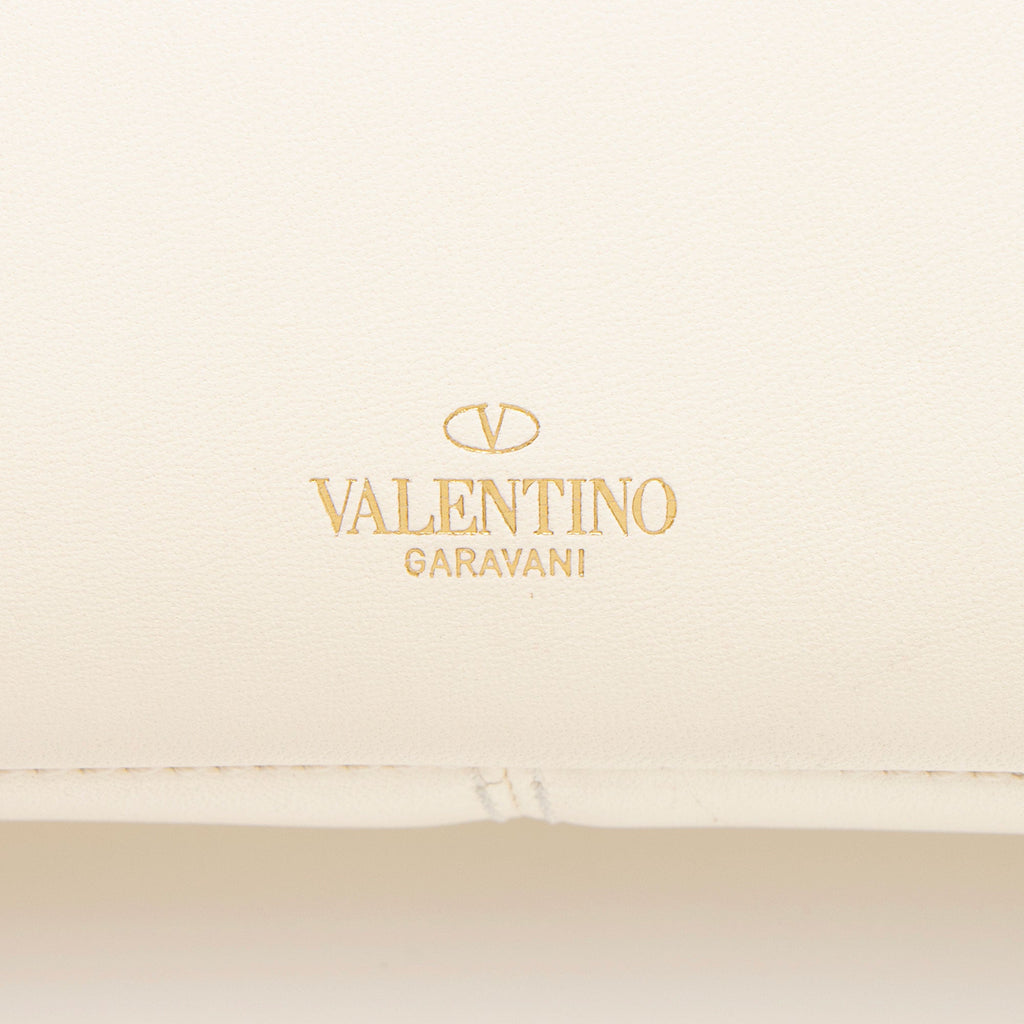 Valentino Lambskin VLogo Stud Sign Shoulder Bag (SHF-AjqgEs)
