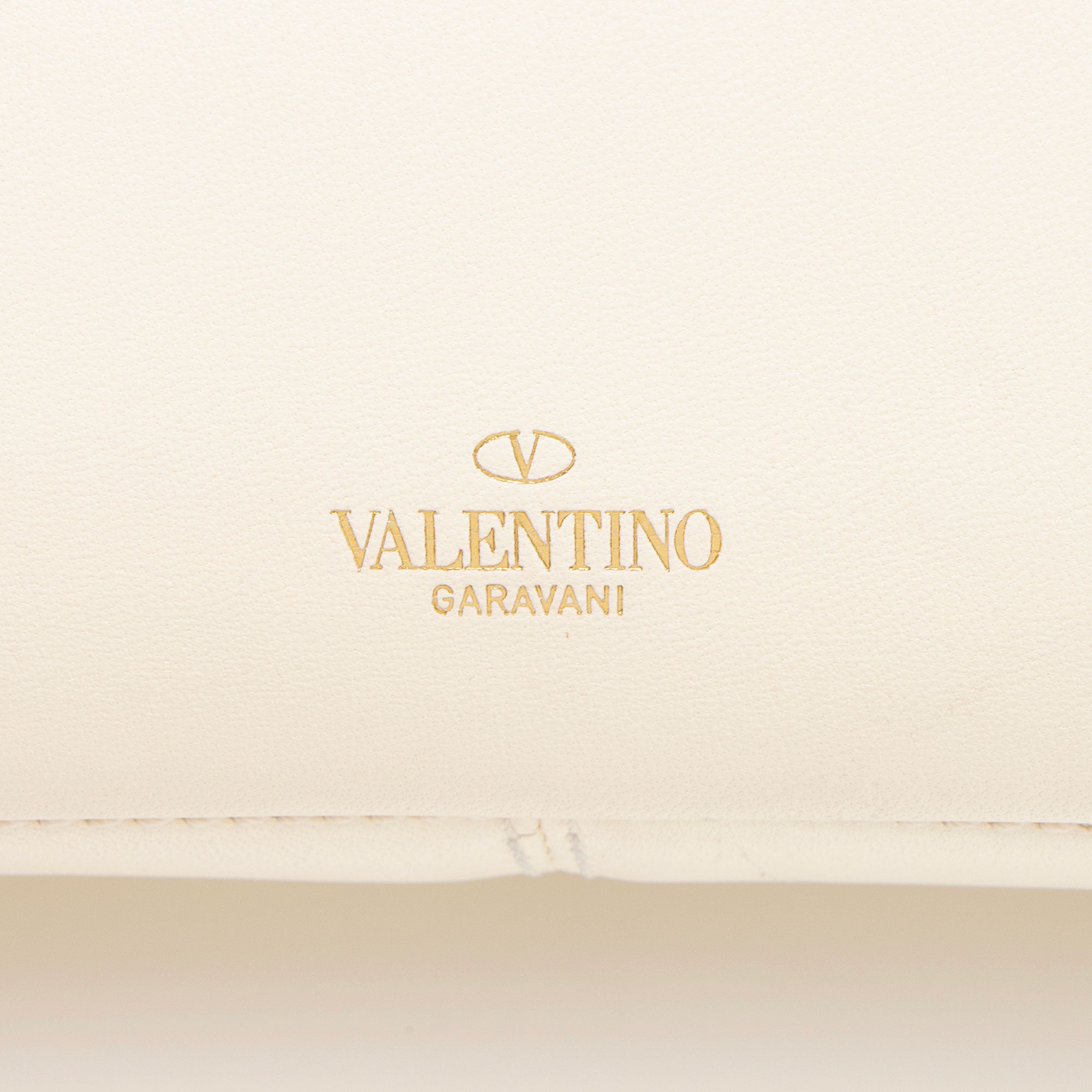 Valentino Lambskin VLogo Stud Sign Shoulder Bag (SHF-AjqgEs)