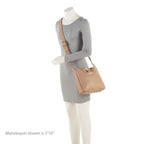 Valentino Pebbled Calfskin Rockstud Flip-Lock Small Messenger Bag (SHF-21886)
