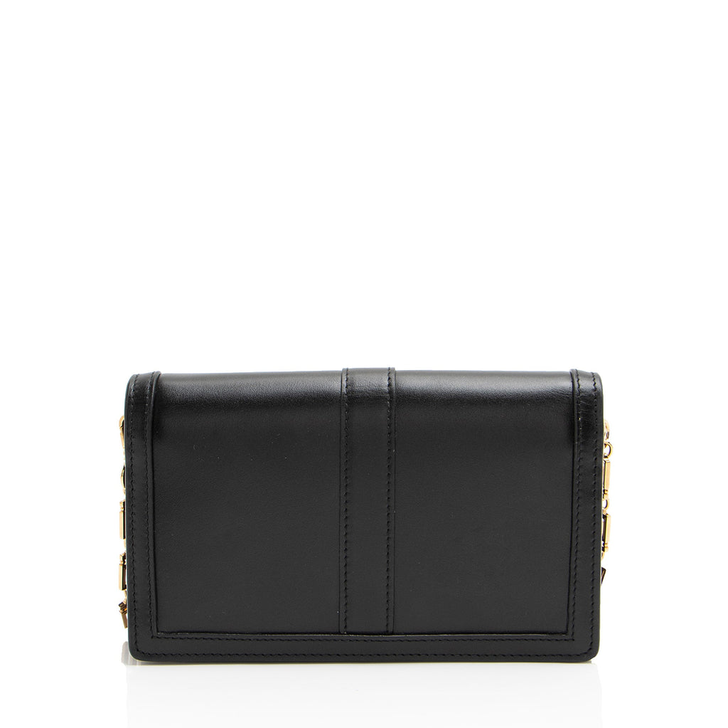Versace Calfskin Greca Goddess Chain Mini Bag