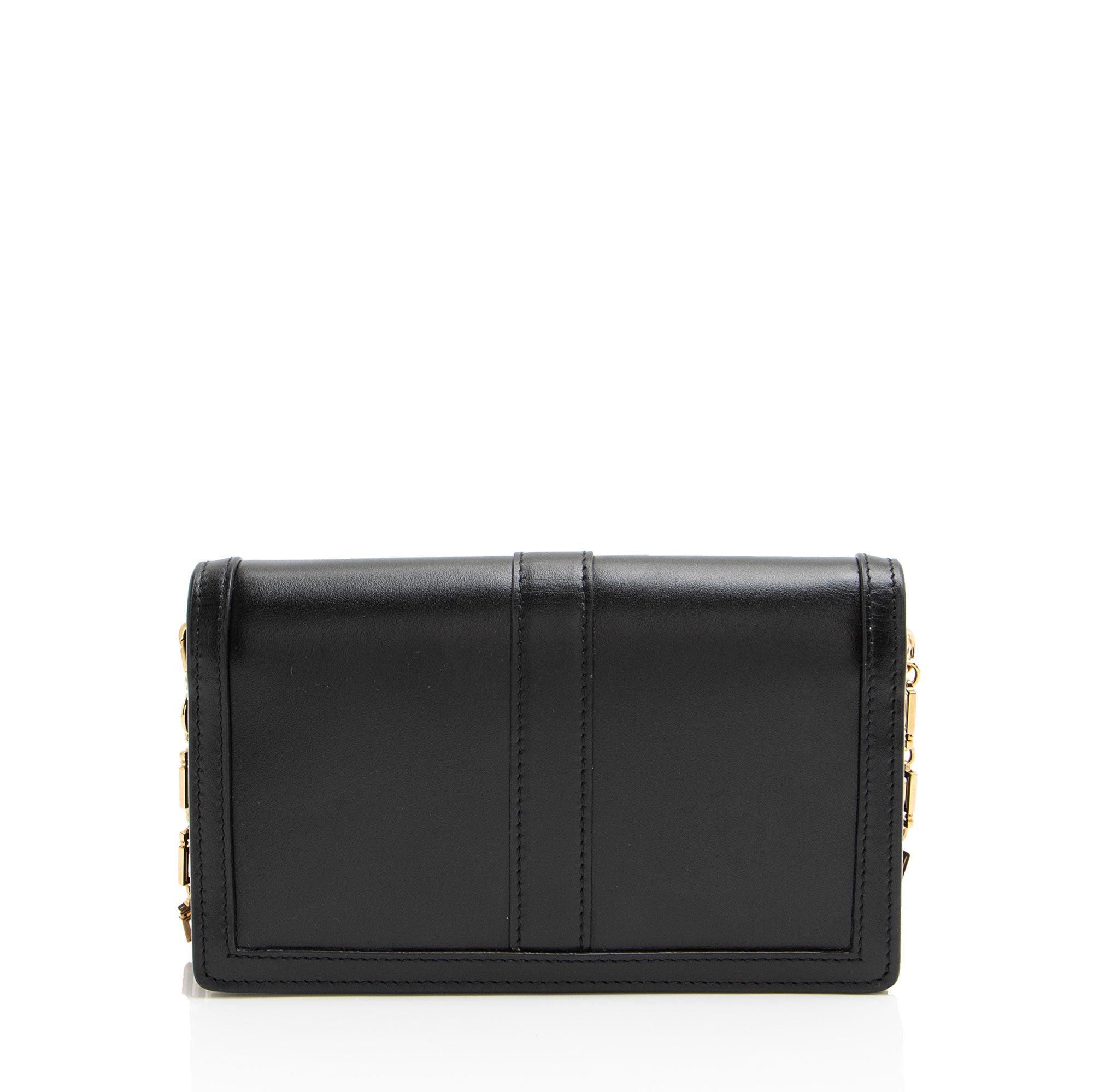 Versace Calfskin Greca Goddess Chain Mini Bag