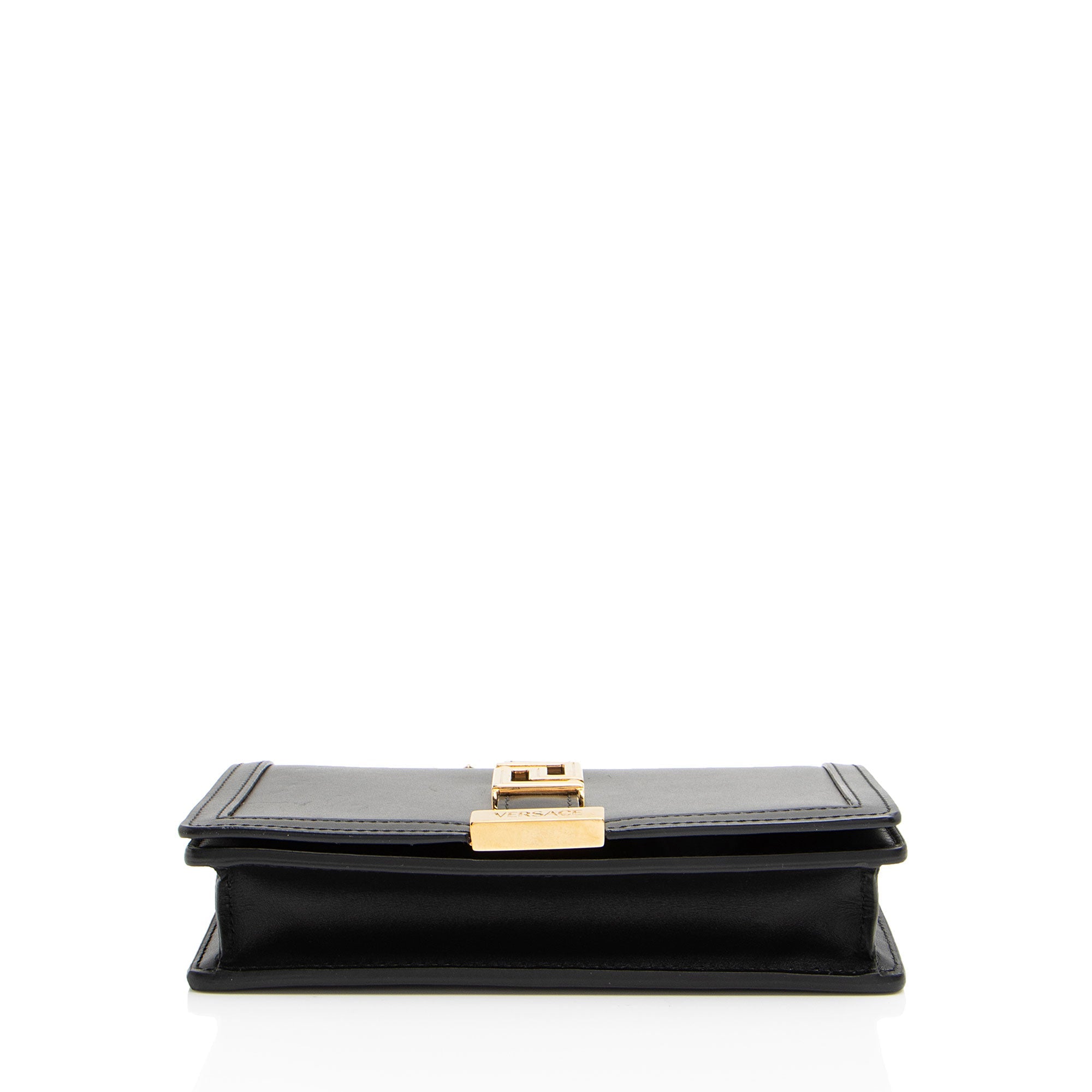 Versace Calfskin Greca Goddess Chain Mini Bag