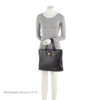 Versace Calfskin La Medusa Convertible Messenger Tote (SHF-XAvM3m)