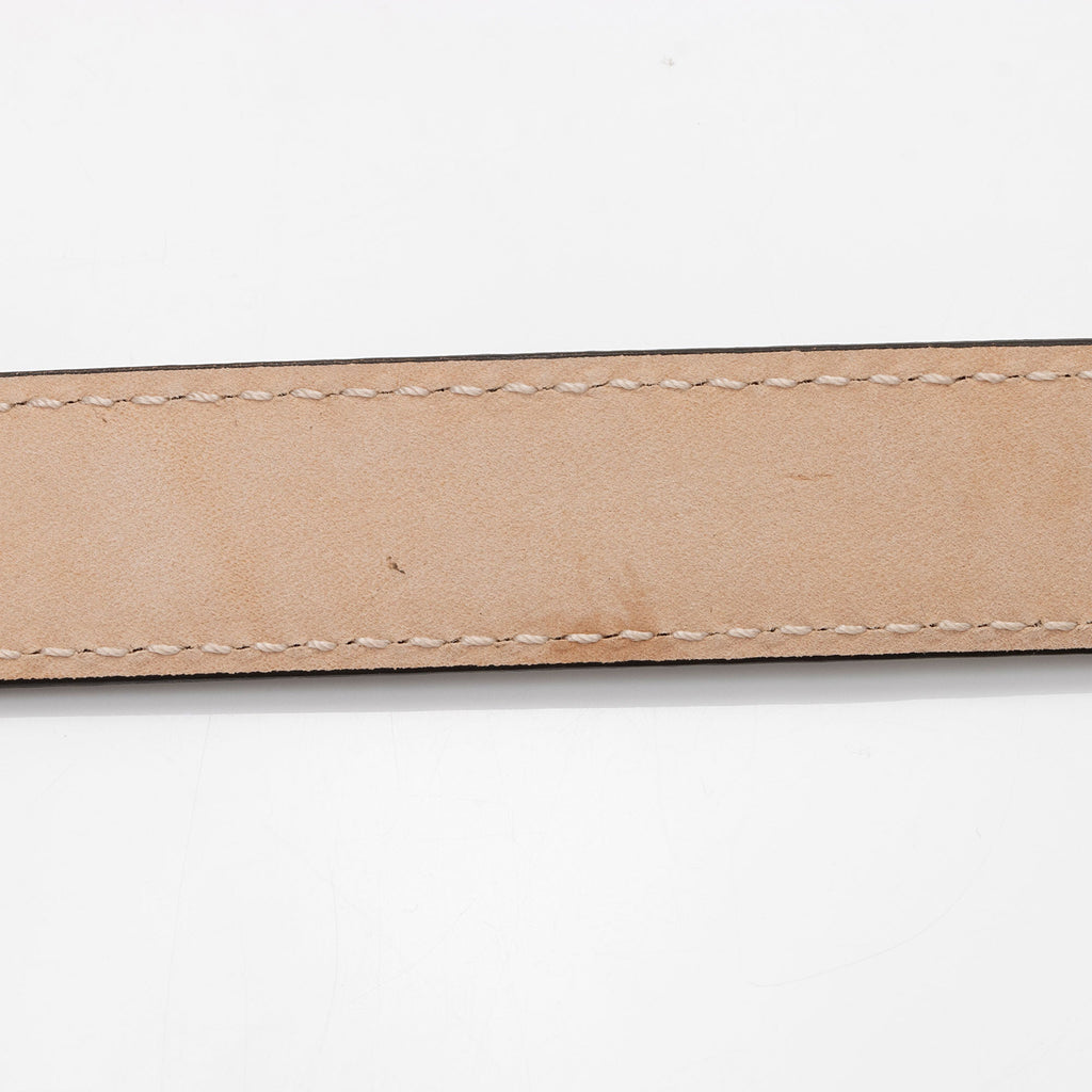 Versace Calfskin Greca Goddess Skinny Belt - Size 32 / 80 (SHF-tSxqCn)