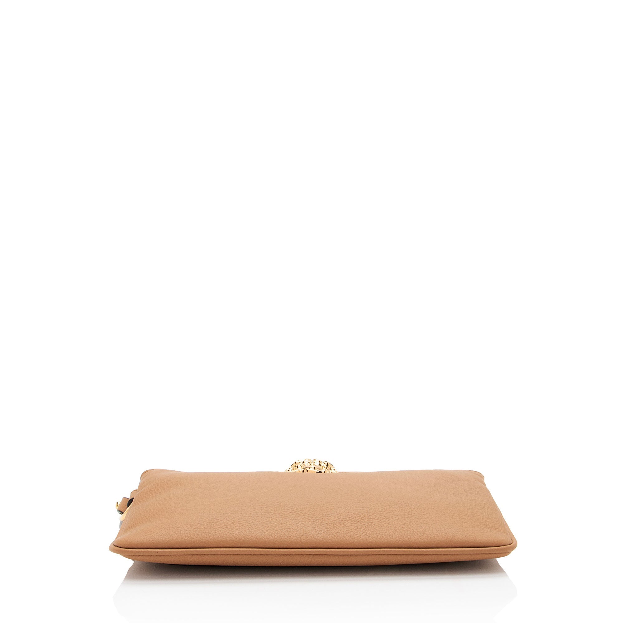 Versace Calfskin Medusa Wristlet (SHF-bmnCxU)