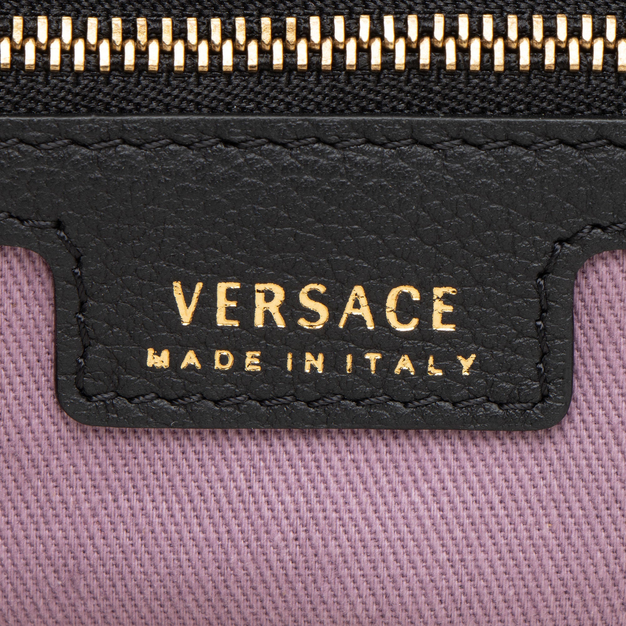 Versace Calfskin Palazzo Medusa Flap Tote