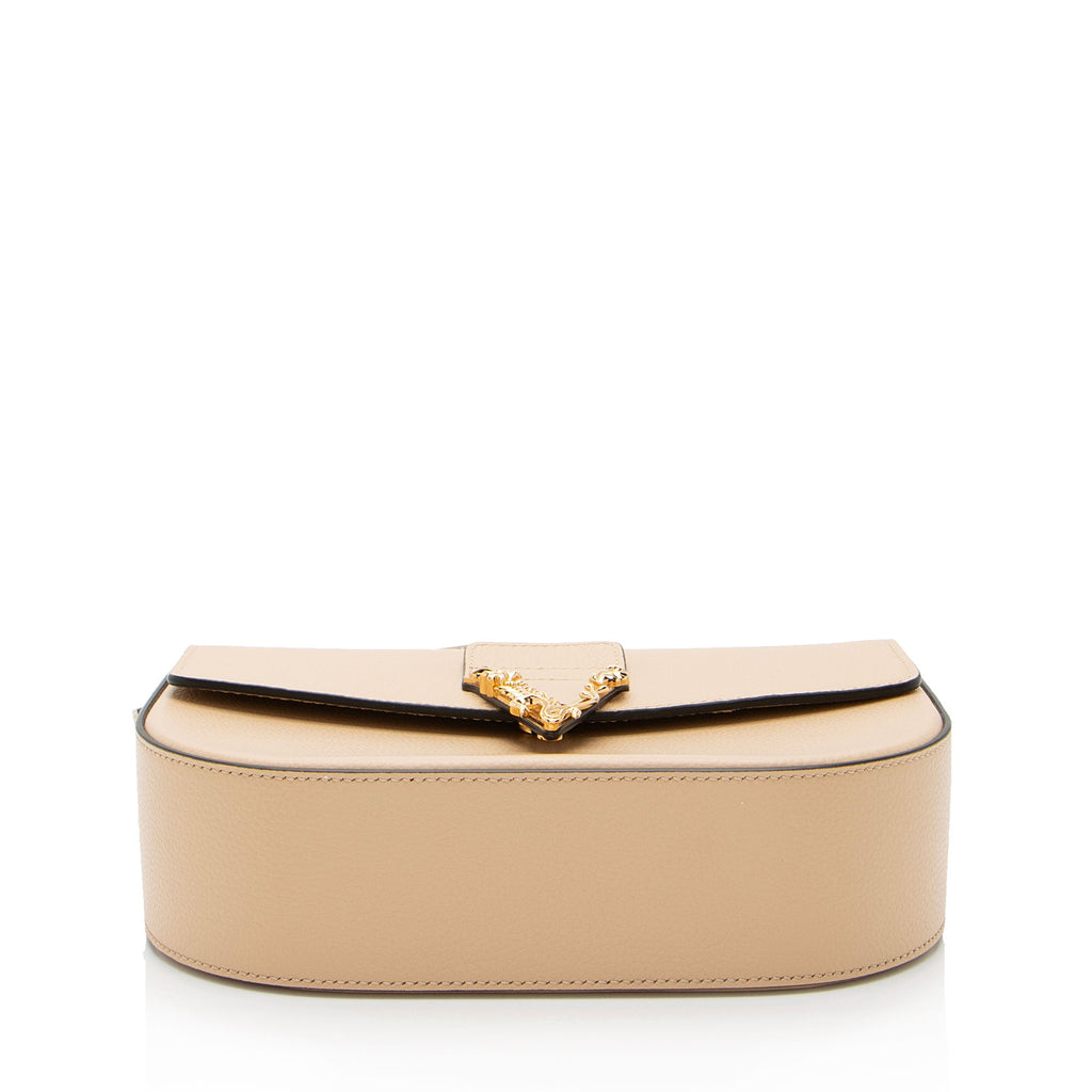 Versace Calfskin Virtus Shoulder Bag