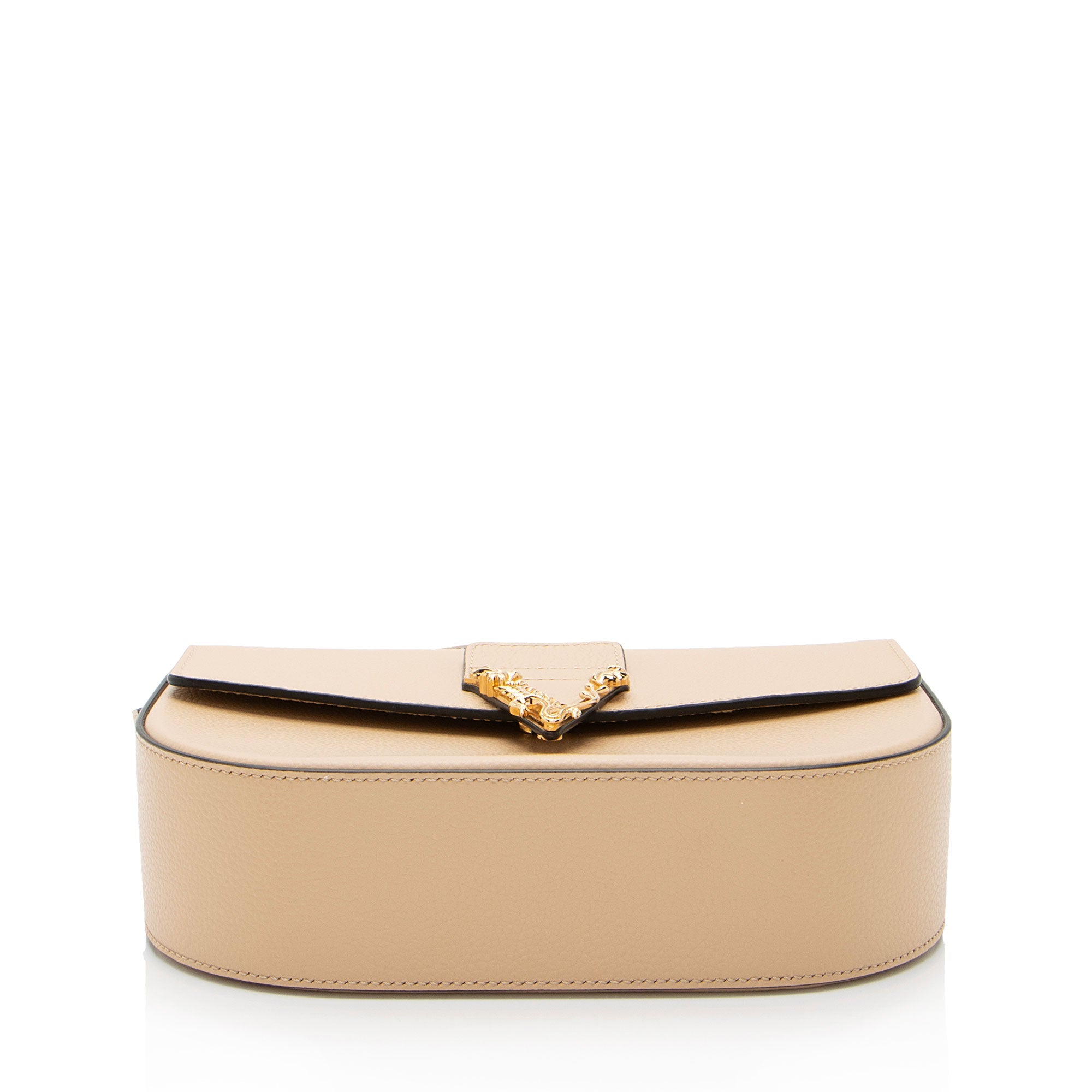 Versace Calfskin Virtus Shoulder Bag