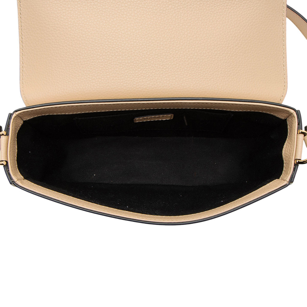 Versace Calfskin Virtus Shoulder Bag