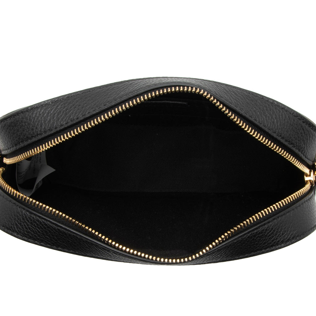 Versace Calfskin Virtus Small Camera Bag (SHF-RbVQo3)