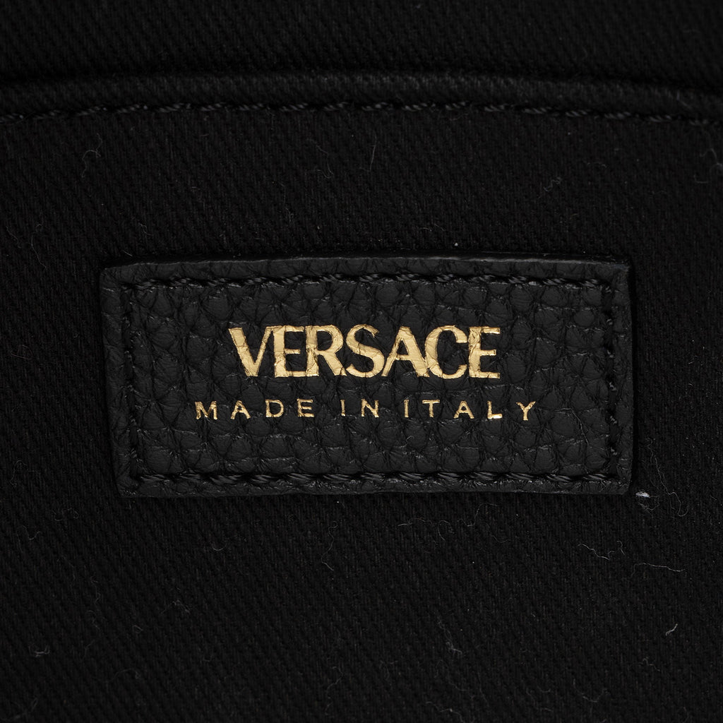 Versace Calfskin Virtus Small Camera Bag (SHF-RbVQo3)