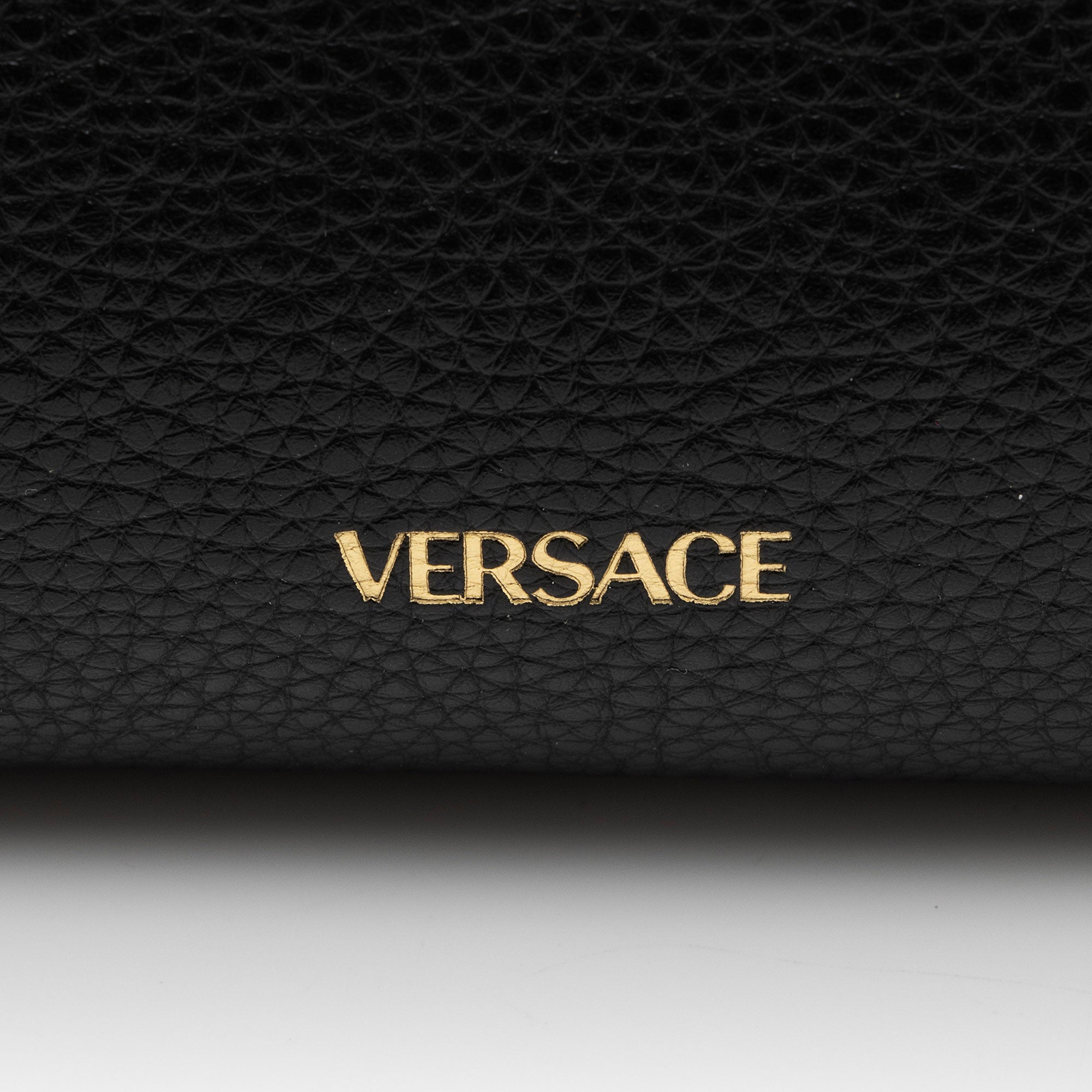 Versace Calfskin Virtus Small Hobo (SHF-aSOjxb)