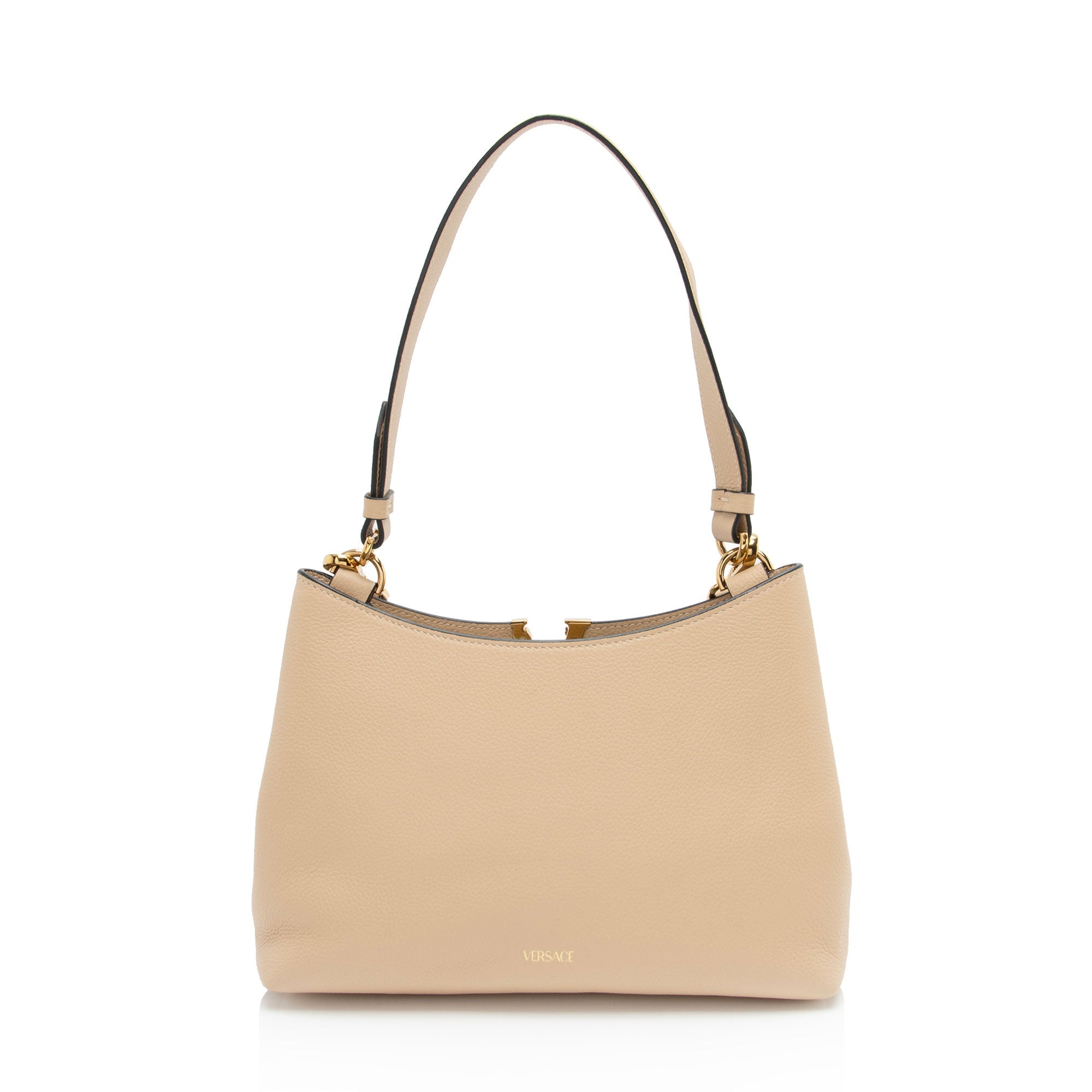 Versace Calfskin Virtus Small Hobo (SHF-lH0yzP)
