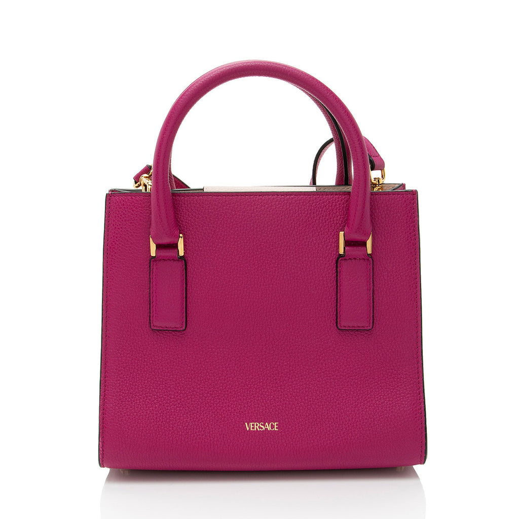 Versace Calfskin Virtus Small Satchel