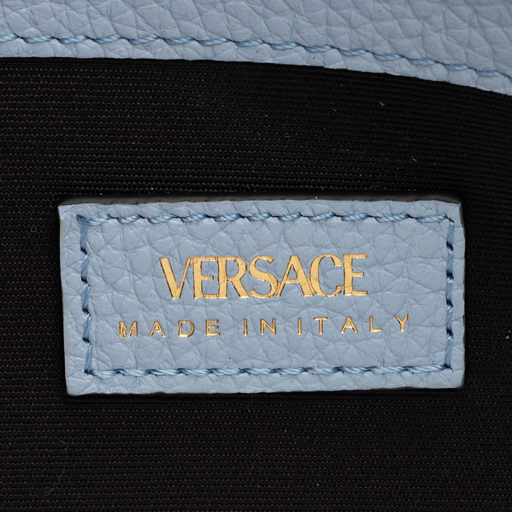 Versace Calfskin Virtus Zip Around Wallet (SHF-dvup03)