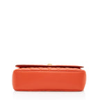 Versace Quilted Lambskin Medusa Medium Flap Bag