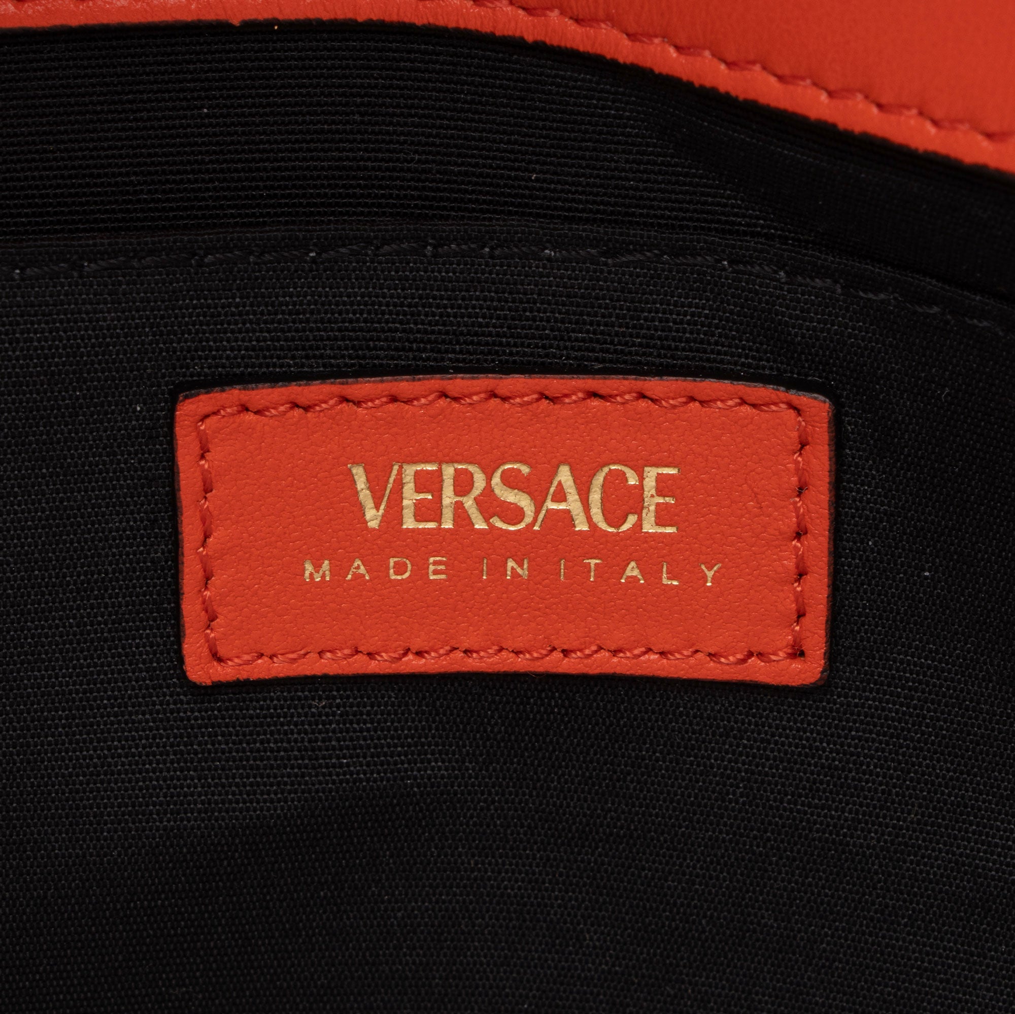 Versace Quilted Lambskin Medusa Medium Flap Bag