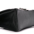 Balenciaga Grained Calfskin Hourglass Top Handle Bag XS Black