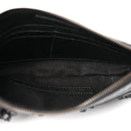 Balenciaga Agneau Arena Classic Hardware Le City Pouch On Strap Black