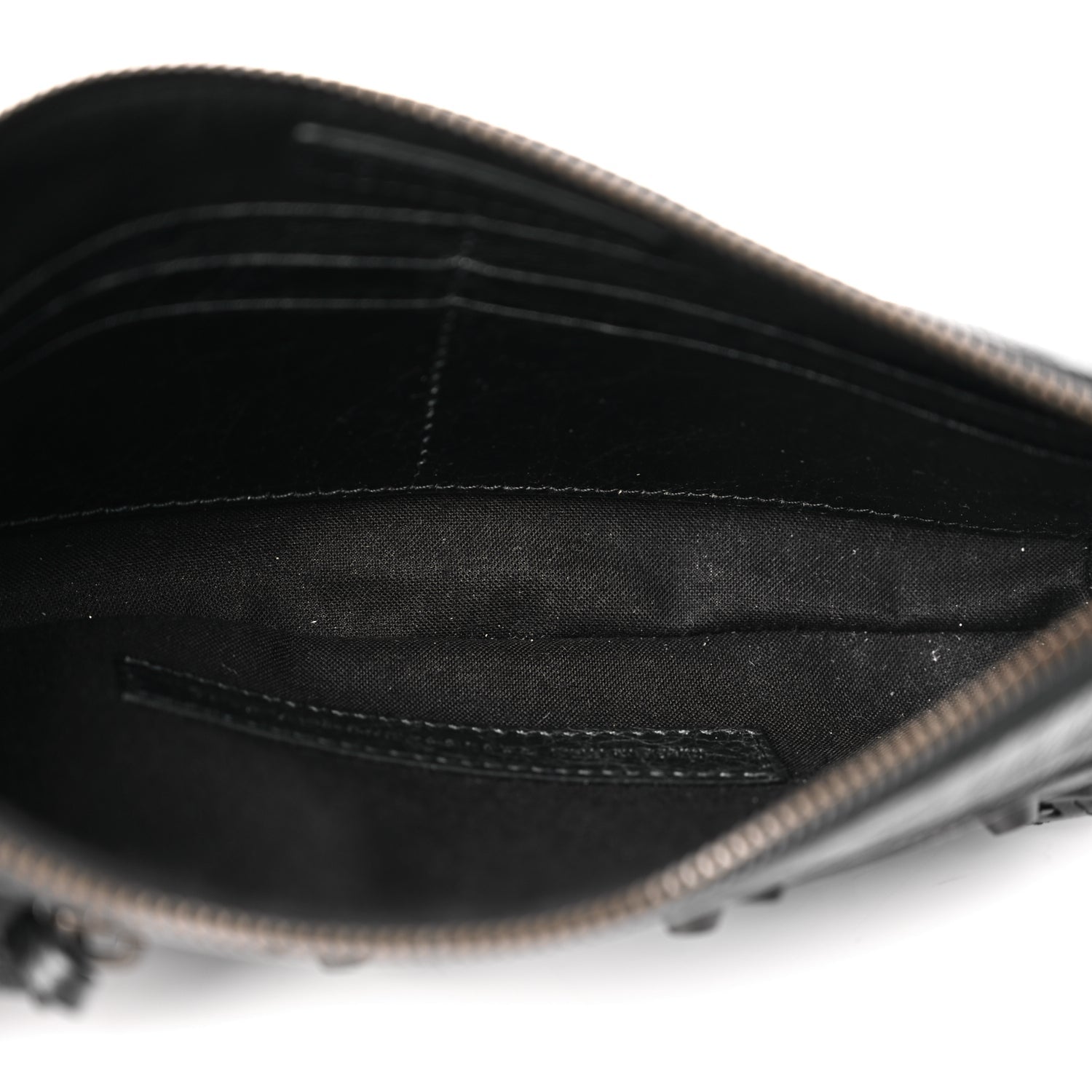 Balenciaga Agneau Arena Classic Hardware Le City Pouch On Strap Black