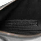 Balenciaga Agneau Arena Classic Hardware Le City Pouch On Strap Black