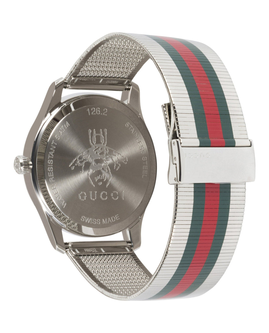 Gucci Mens  Stainless Steel 42mm Bracelet Fashion Watch