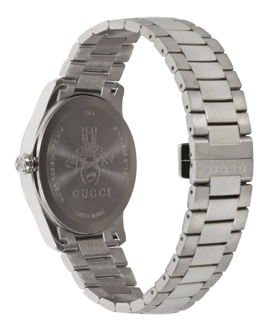 Gucci Mens  Stainless Steel 38mm Bracelet Fashion Watch