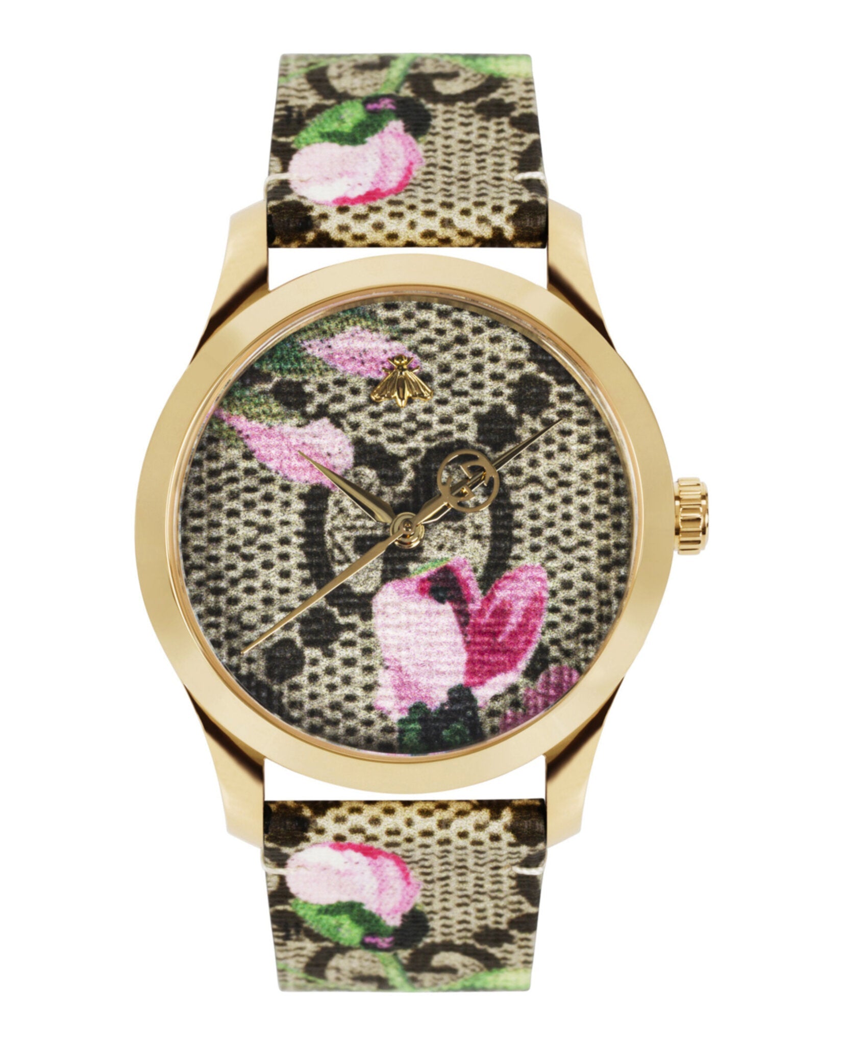 Gucci Womens  Gold 38mm Strap Fashion Watch