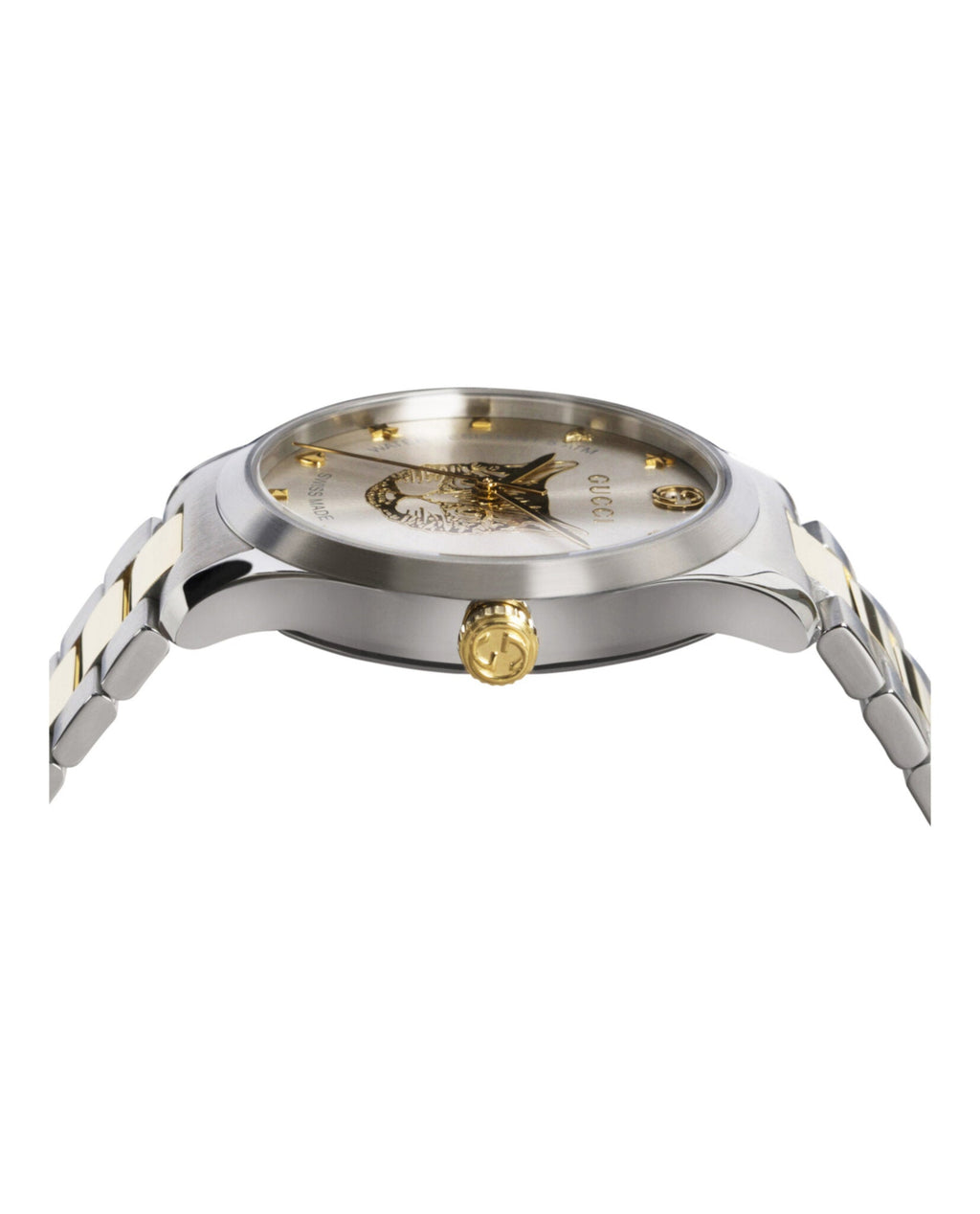 Gucci Womens  Two Tone 38mm Bracelet Fashion Watch