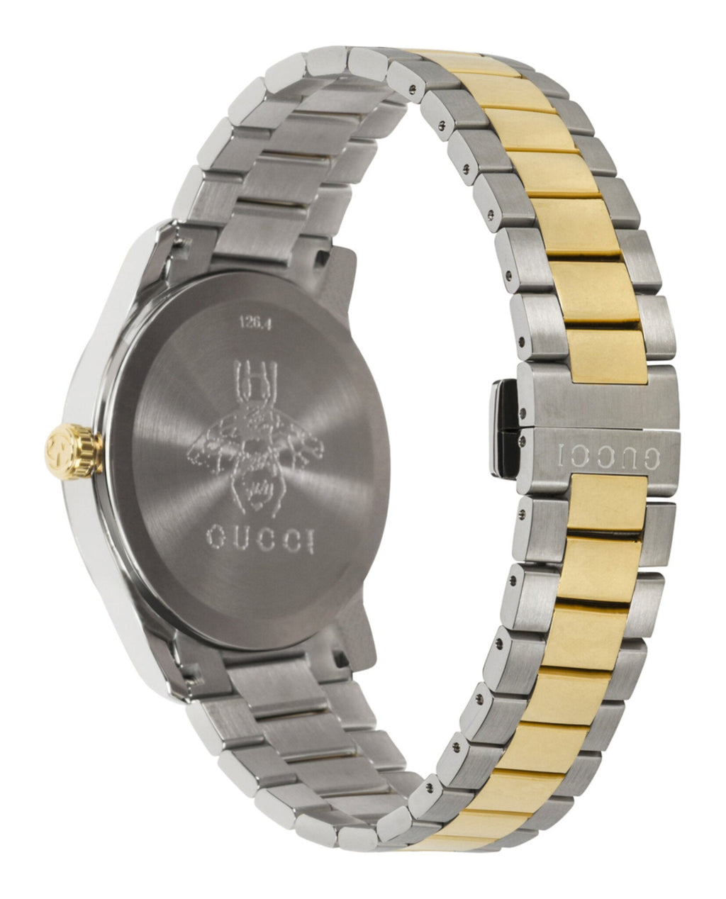 Gucci Womens  Two Tone 38mm Bracelet Fashion Watch