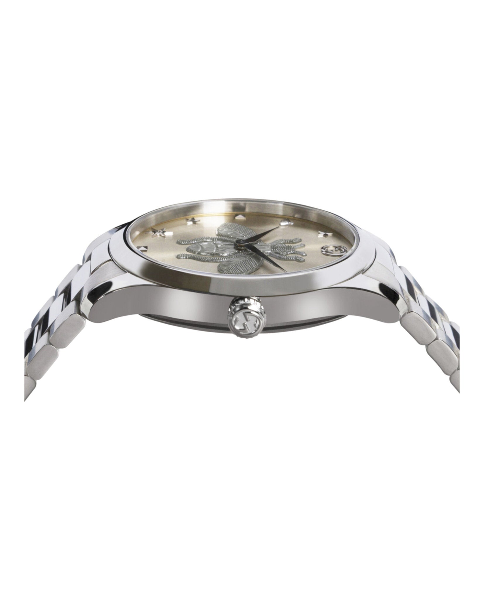 Gucci Unisex-Adult  Stainless Steel 38mm Bracelet Fashion Watch