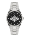 Gucci Unisex-Adult  Stainless Steel 38mm Bracelet Fashion Watch