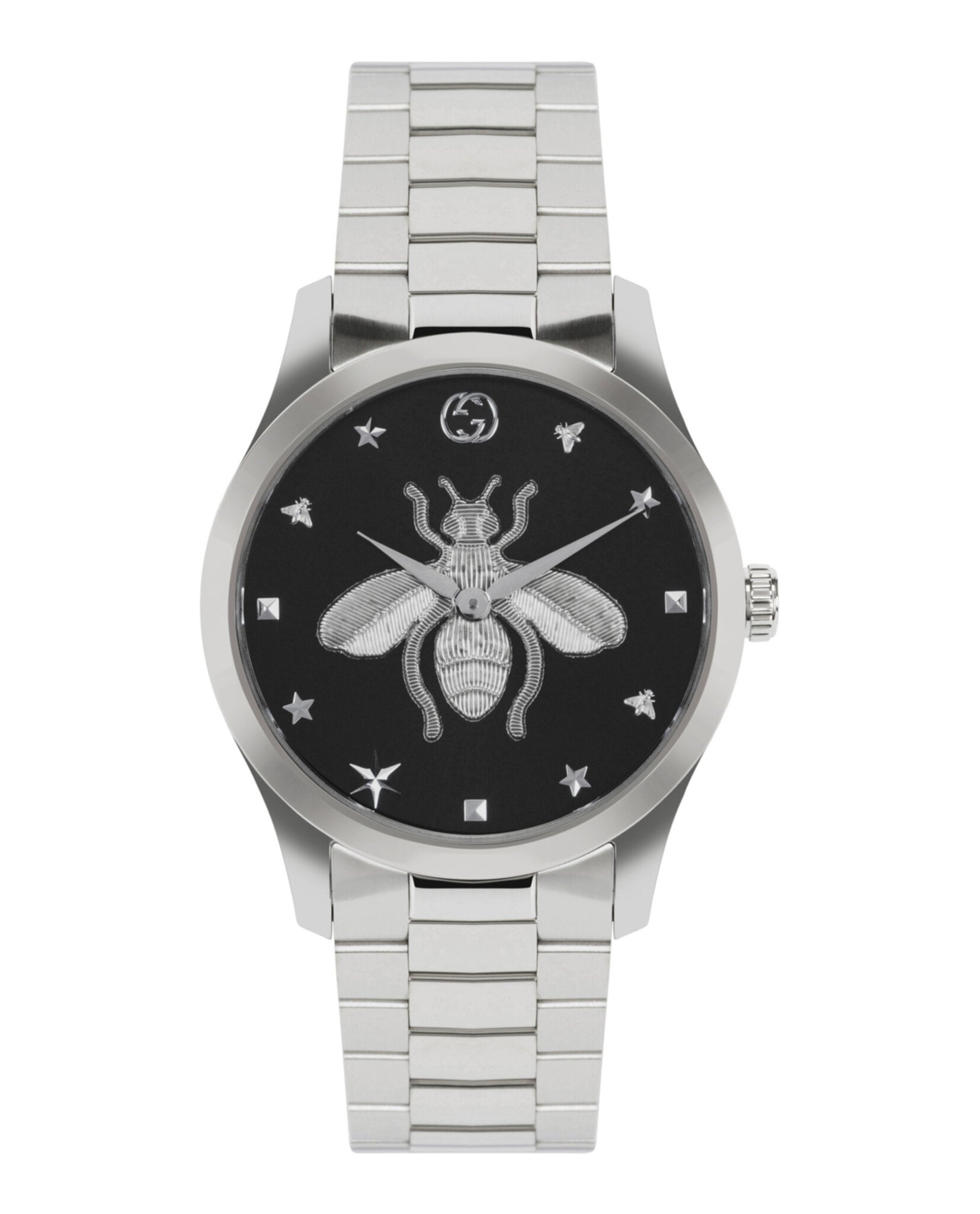 Gucci Unisex-Adult  Stainless Steel 38mm Bracelet Fashion Watch