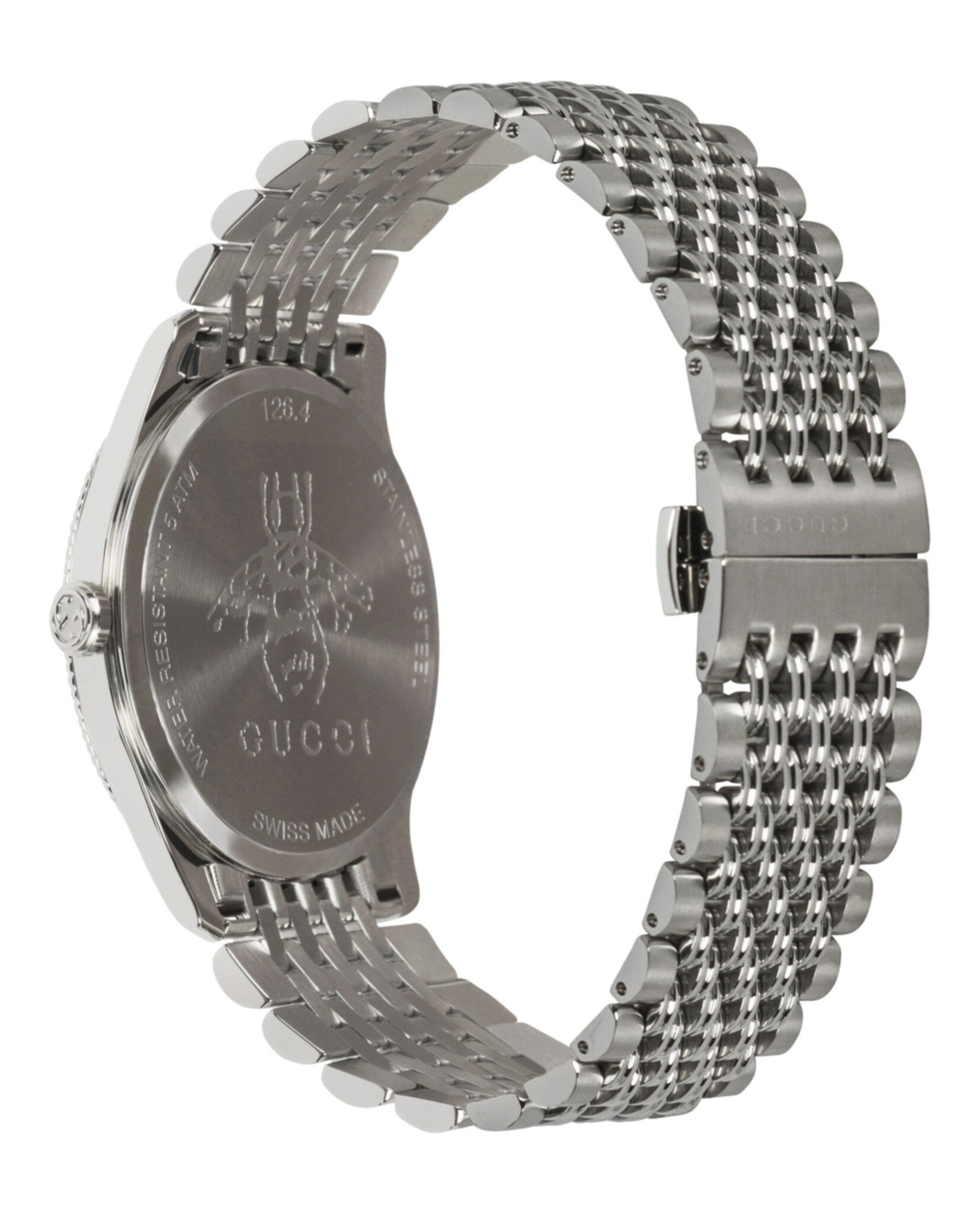 Gucci Womens  Stainless Steel 36mm Bracelet Fashion Watch
