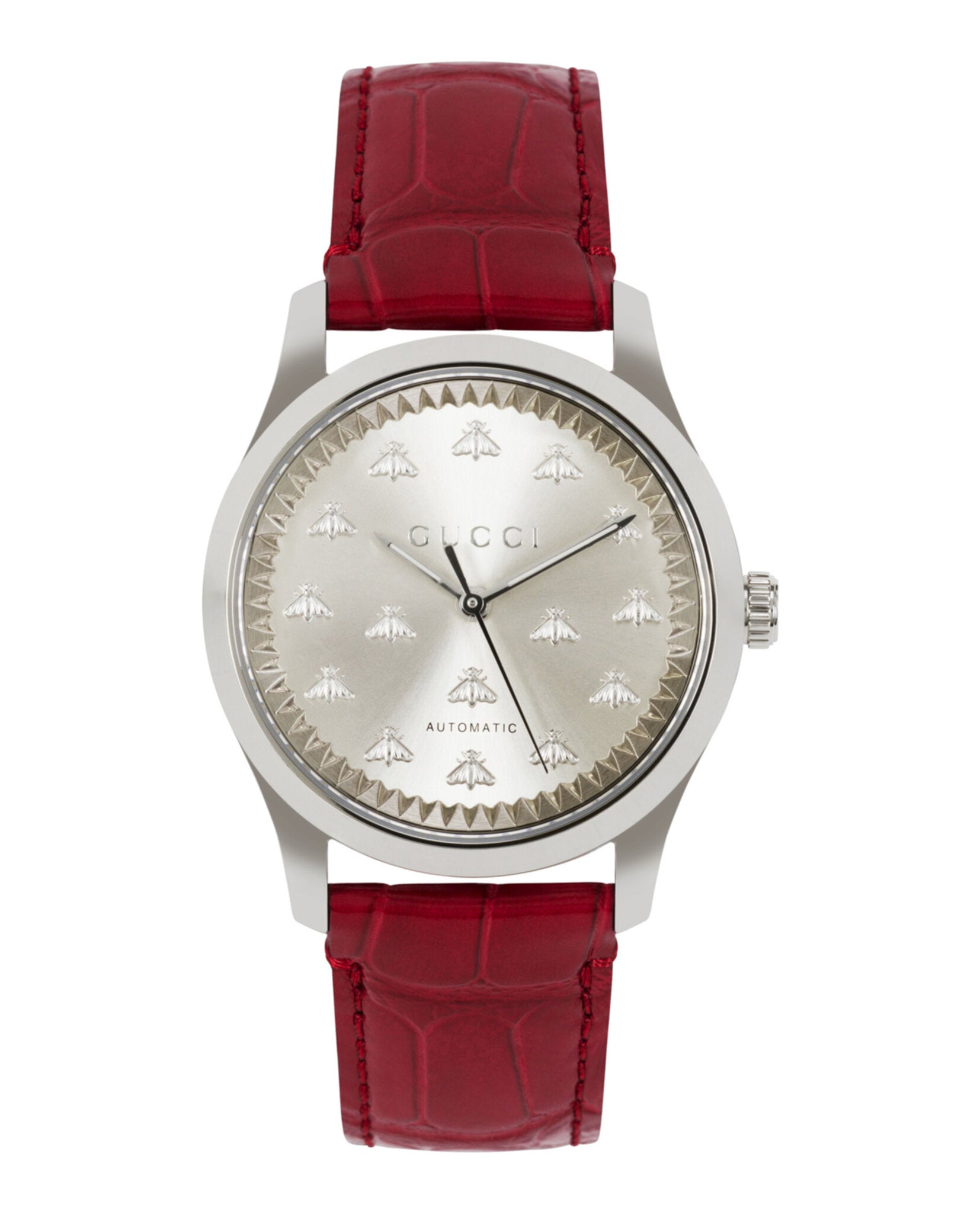 Gucci Mens  Stainless Steel 38mm Strap Fashion Watch