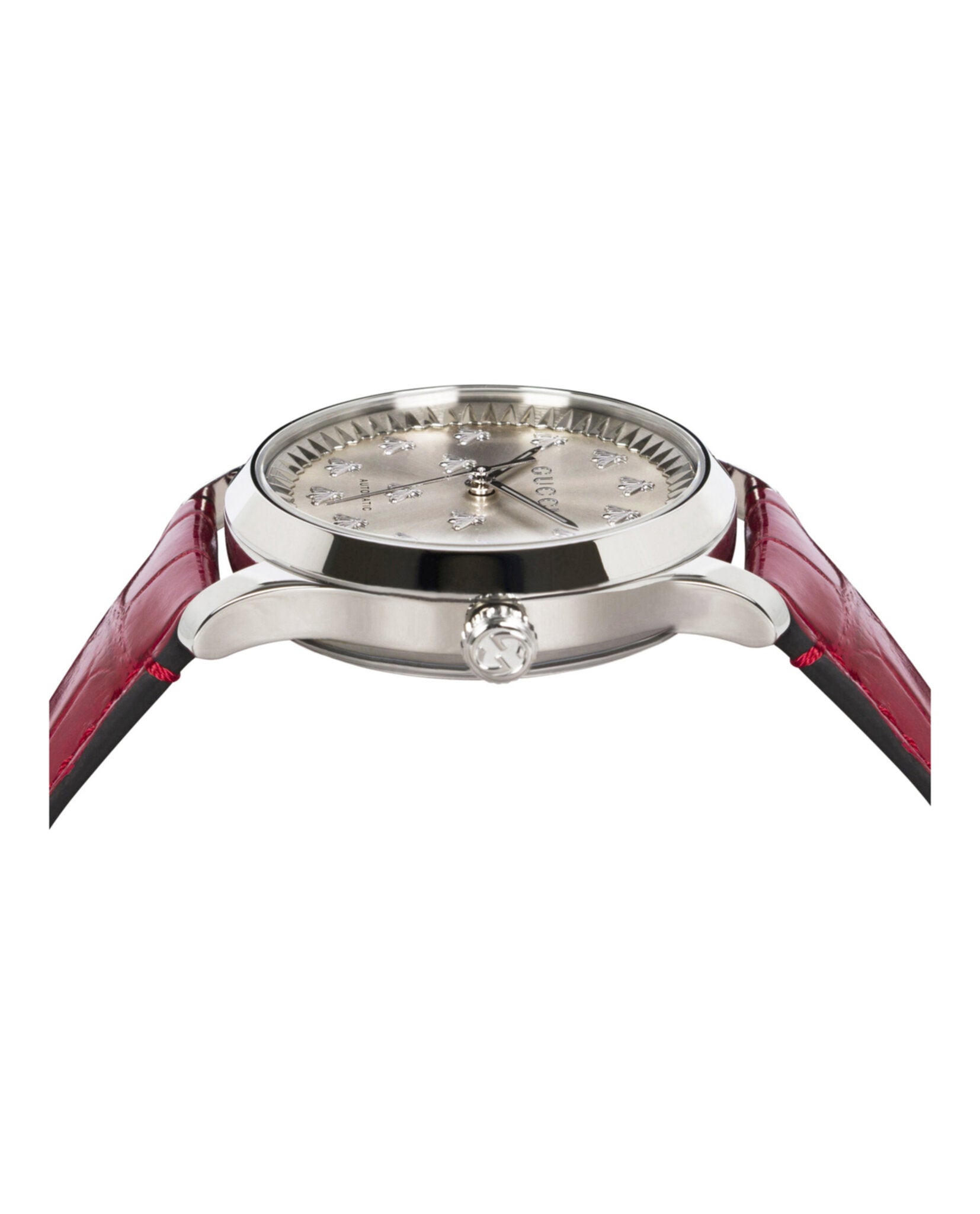 Gucci Mens  Stainless Steel 38mm Strap Fashion Watch