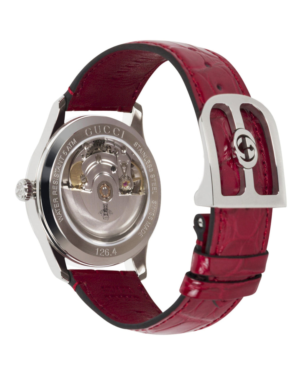 Gucci Mens  Stainless Steel 38mm Strap Fashion Watch