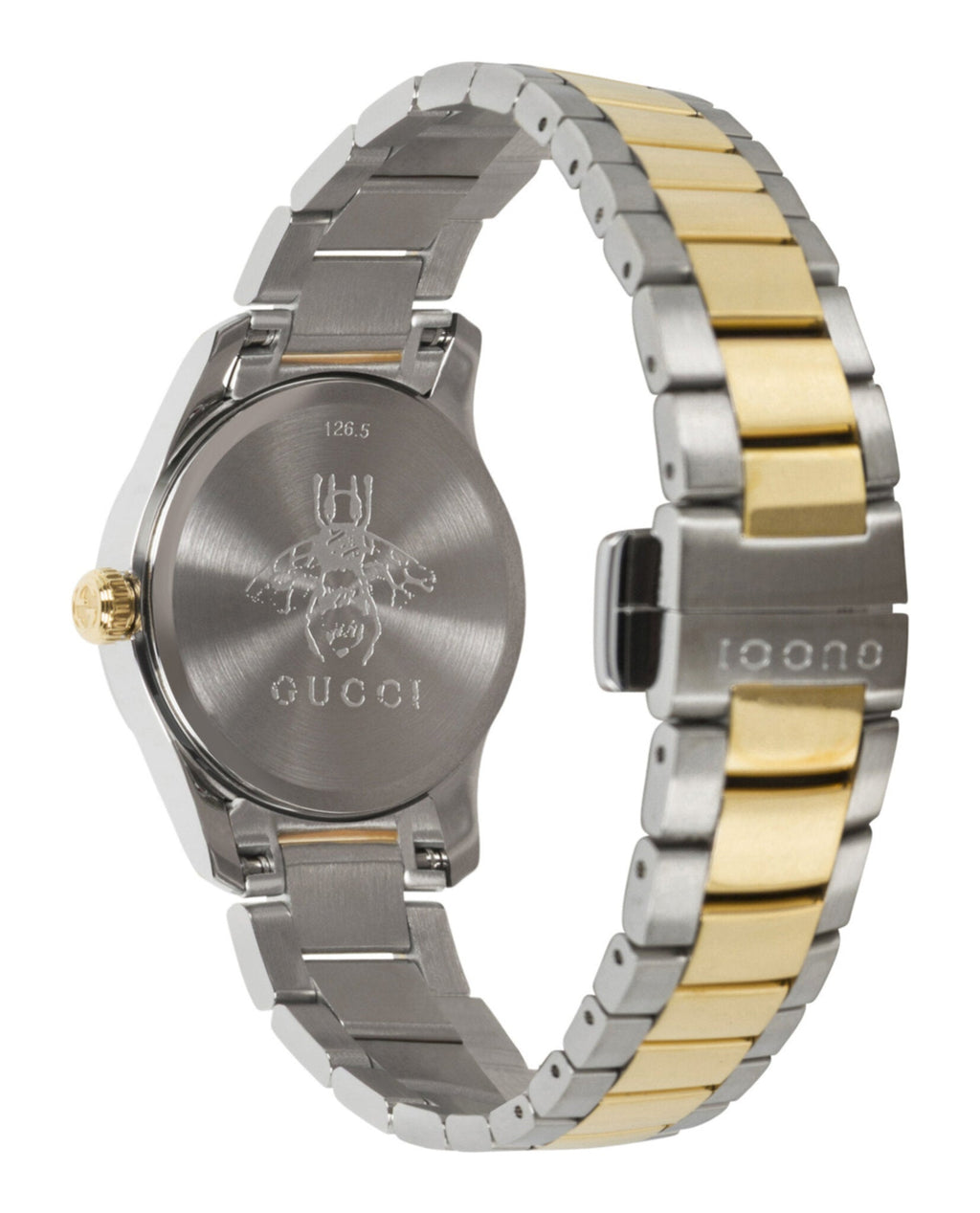 Gucci Womens  Two Tone 27mm Bracelet Fashion Watch