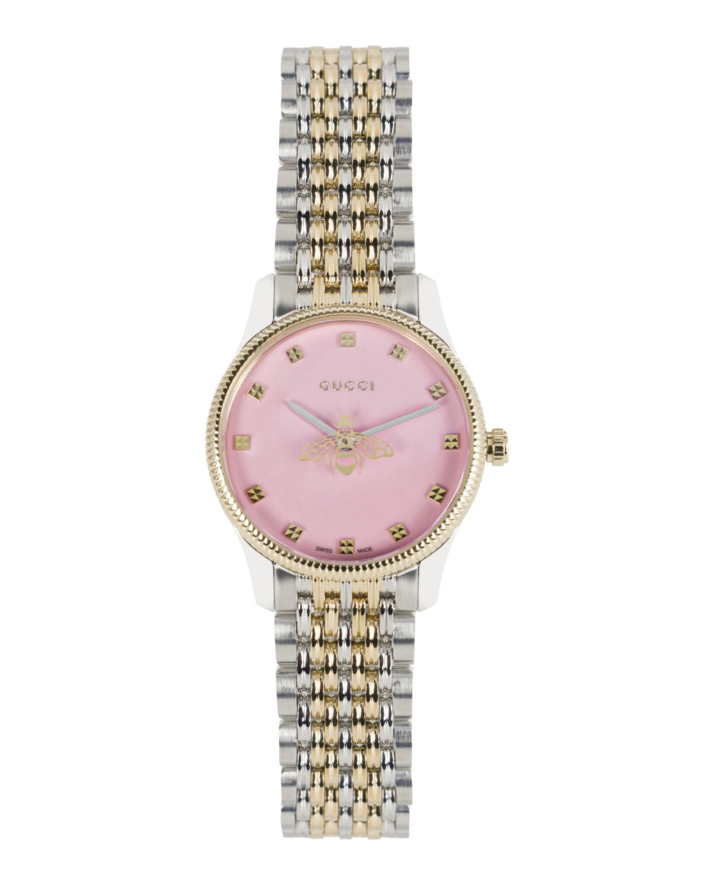 Gucci Womens  Two Tone 29mm Bracelet Fashion Watch