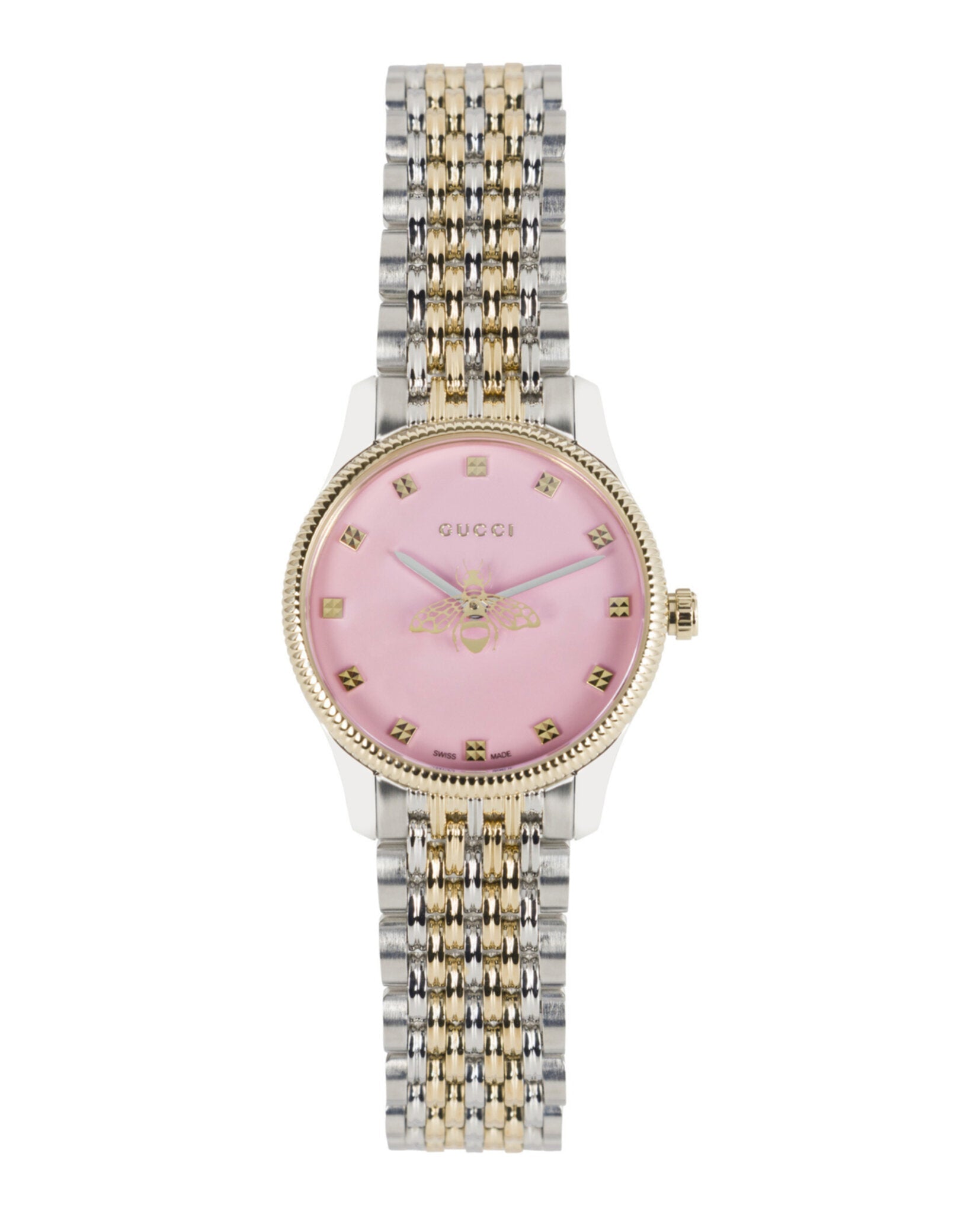 Gucci Womens  Two Tone 29mm Bracelet Fashion Watch