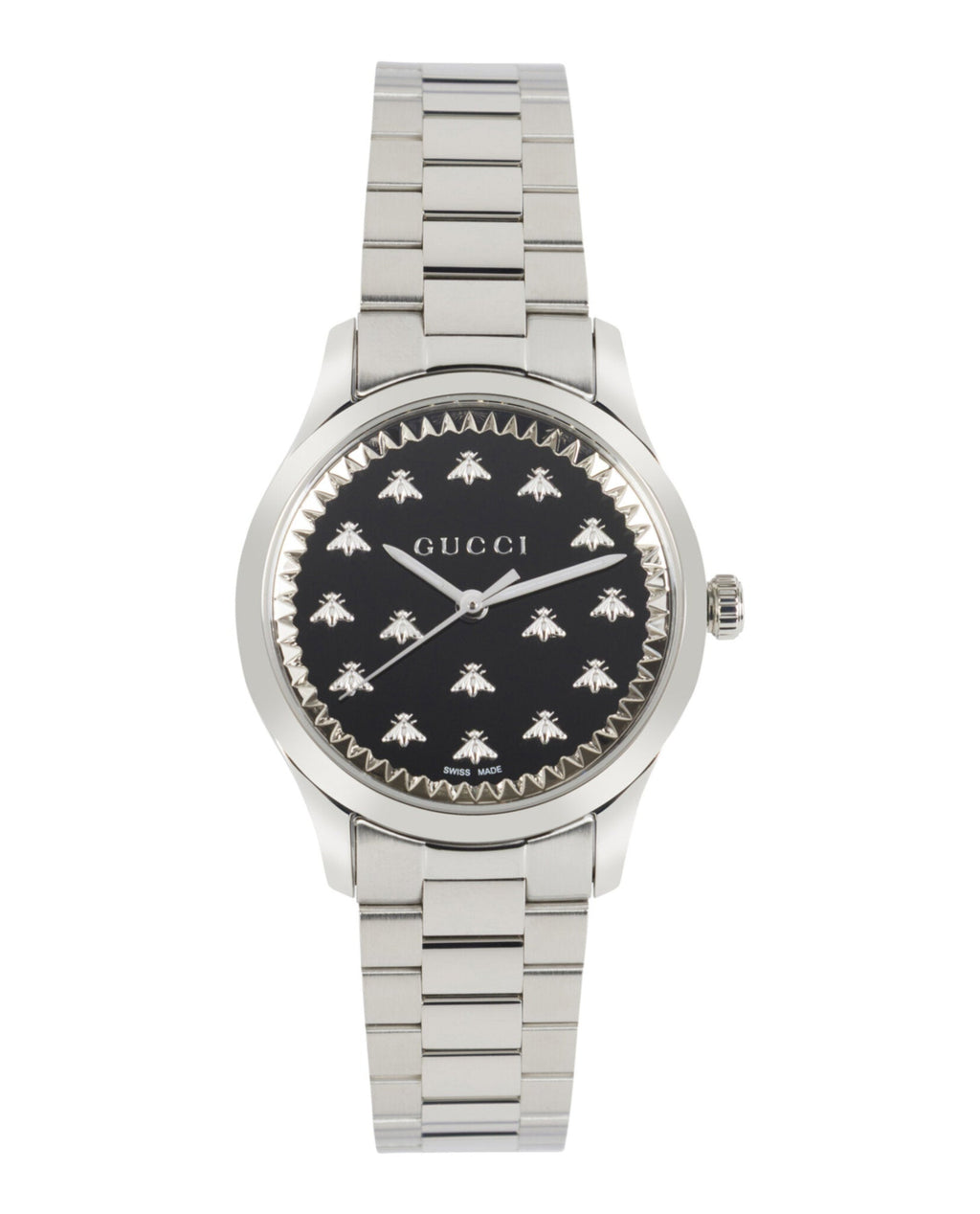 Gucci Womens  Stainless Steel 32mm Bracelet Fashion Watch