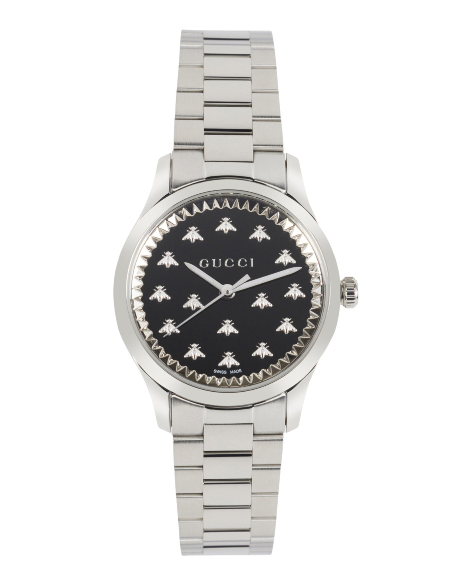 Gucci Womens  Stainless Steel 32mm Bracelet Fashion Watch