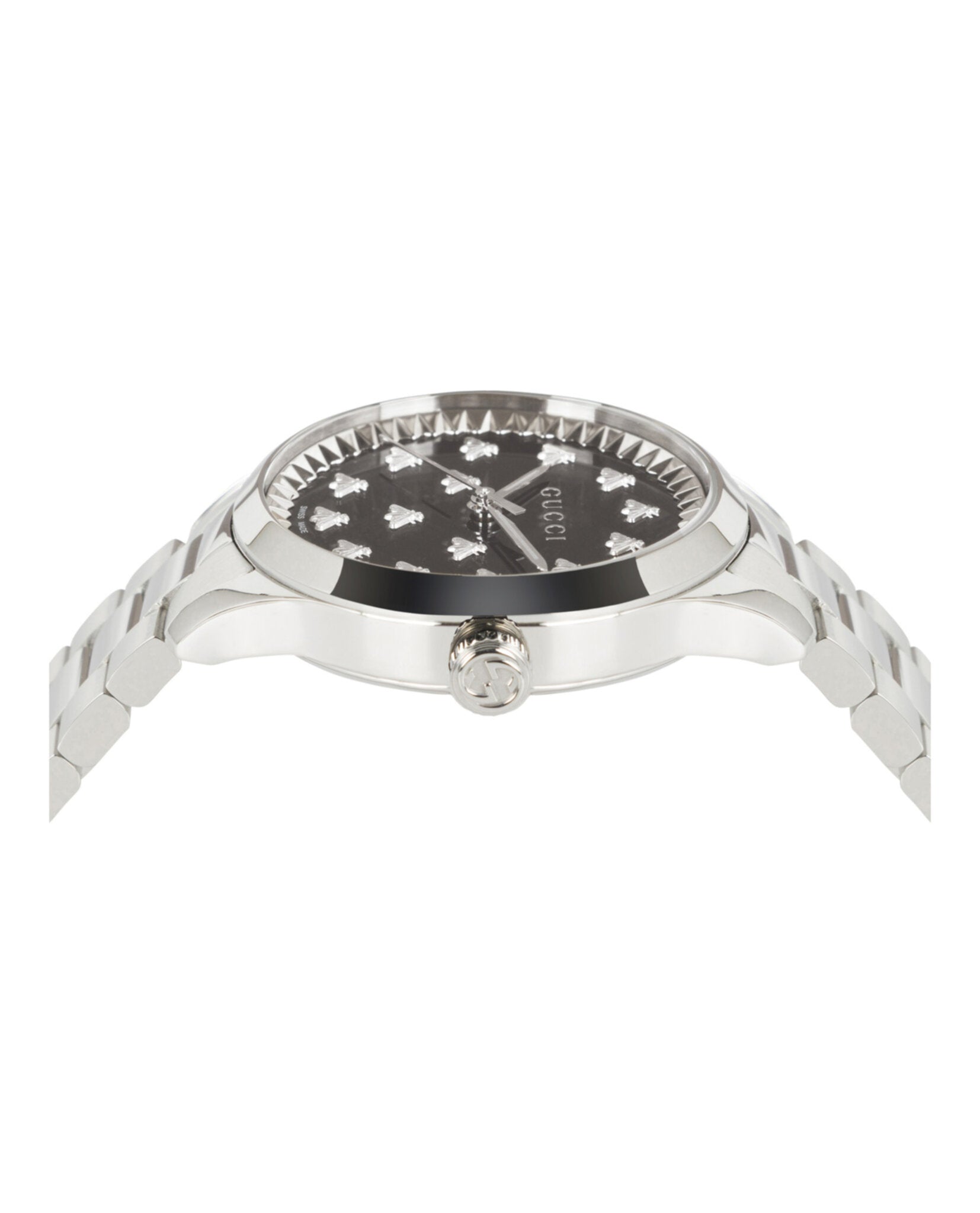 Gucci Womens  Stainless Steel 32mm Bracelet Fashion Watch